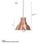 Ione 1 - Light Bronze Dome Pendant