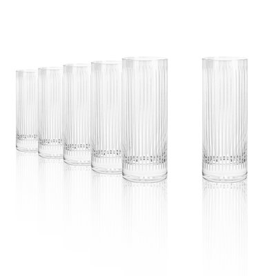 SOHO Vertical Cut Highball Set of 6
