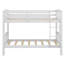 Lit superposé simple en bois avec échelle, idéal pour l'ameublement de chambre à coucher