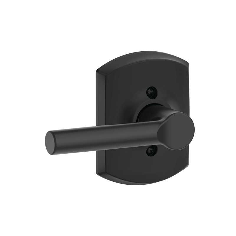 Broadway Single Dummy Lever Door Lever, Matte Black