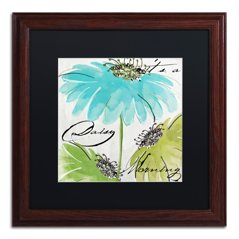 Jadaya «Daisy Morning II», impression encadrée, Noir, H 16 po x l 16 po x P 0,5 po