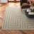 Rafferty Geometric Handmade Tufted Wool Gray Area Rug-1711326211