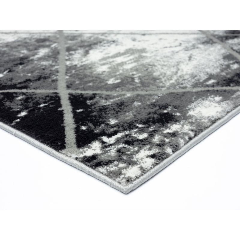 Hellie Abstract Indoor Rug, Round 6'11"
