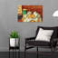 Still Life With A Chest Of Drawers, 1883-87 Abstract Contemporary Wall Art Print by Paul Cezanne - Wrapped Canvas Print-402707328