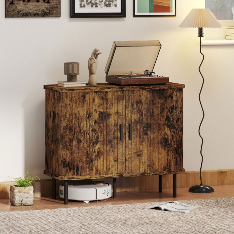 90cm Sideboard, Brown