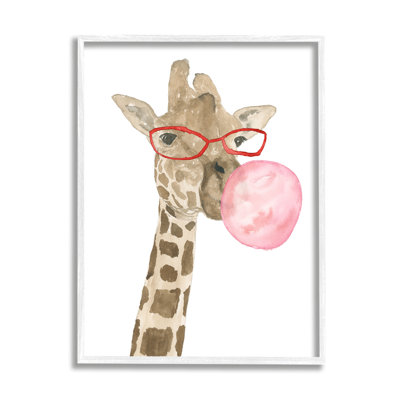 " Fun Giraffe Bubblegum Animal " by Lucille Price