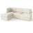 100″ Luxury Corduroy Modular Sectional Sofa – 4-Piece L-Shaped Oversized Couch with Ottomans in Beige White-822483698