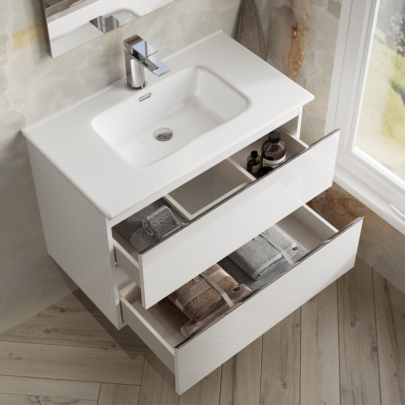 Charanda Bathroom Vanity with Basin