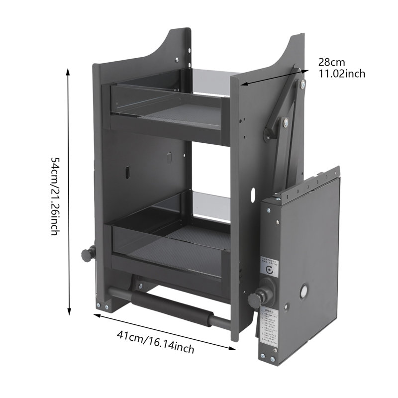 Organisateur de rangement pour armoire escamotable