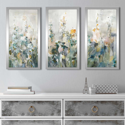 " Rustic Garden Neutral " 3 - Pieces