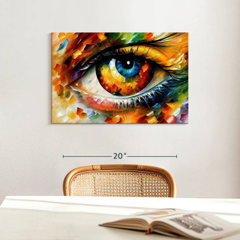 Leisha Eye I, 16" H x 24" W