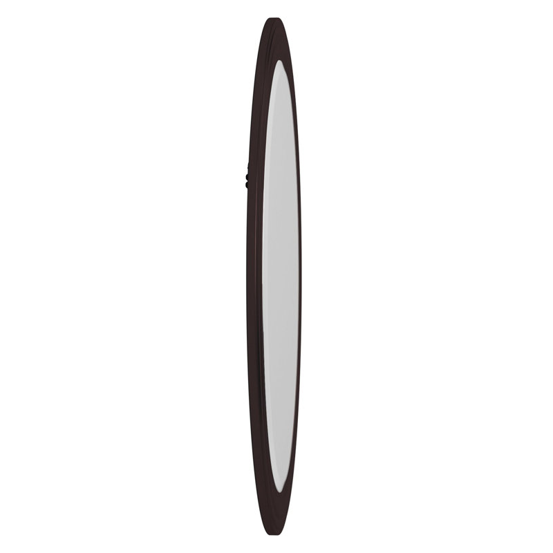 Cardale Solid Wood Oval Mirror, Oil Rubbed Bronze