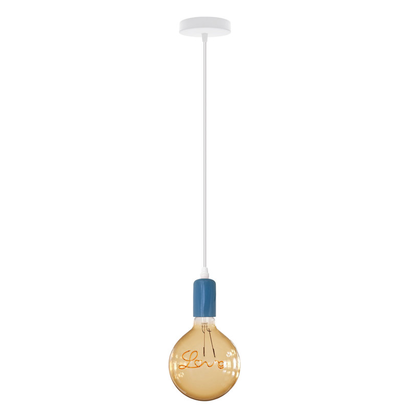Lujaine 1 - Light Blue Single Pendant