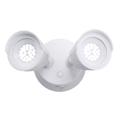 Éclairage de sécurité à tête simple - 2250 lumens - 5 CCT réglable - 4000K - Blanc
