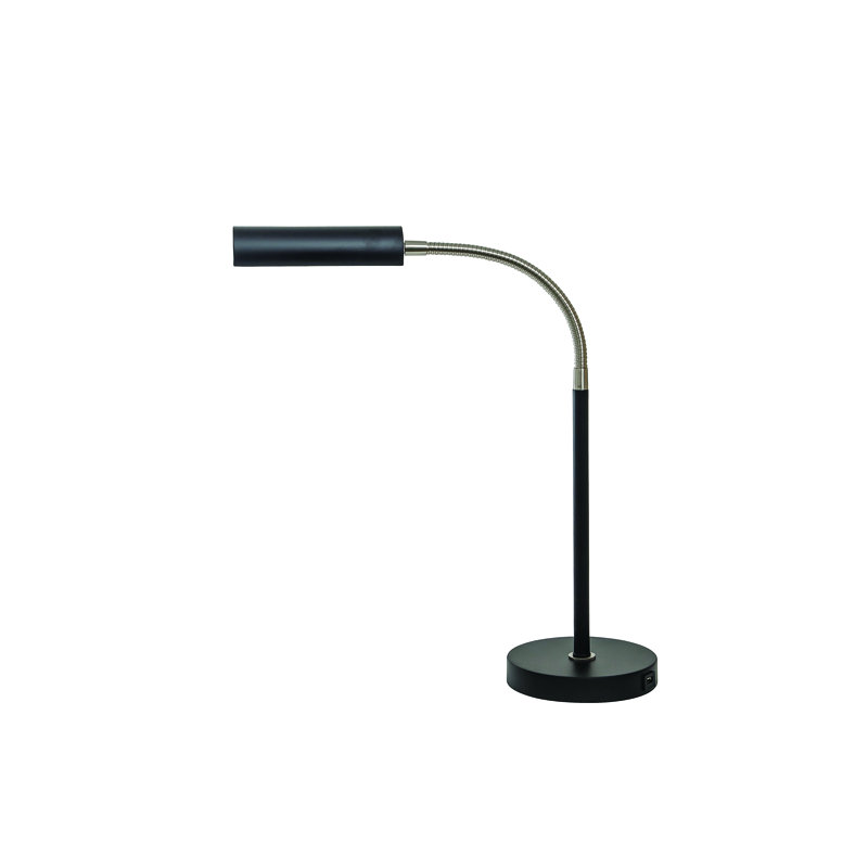 Fusion Metal USB Desk Lamp, Black