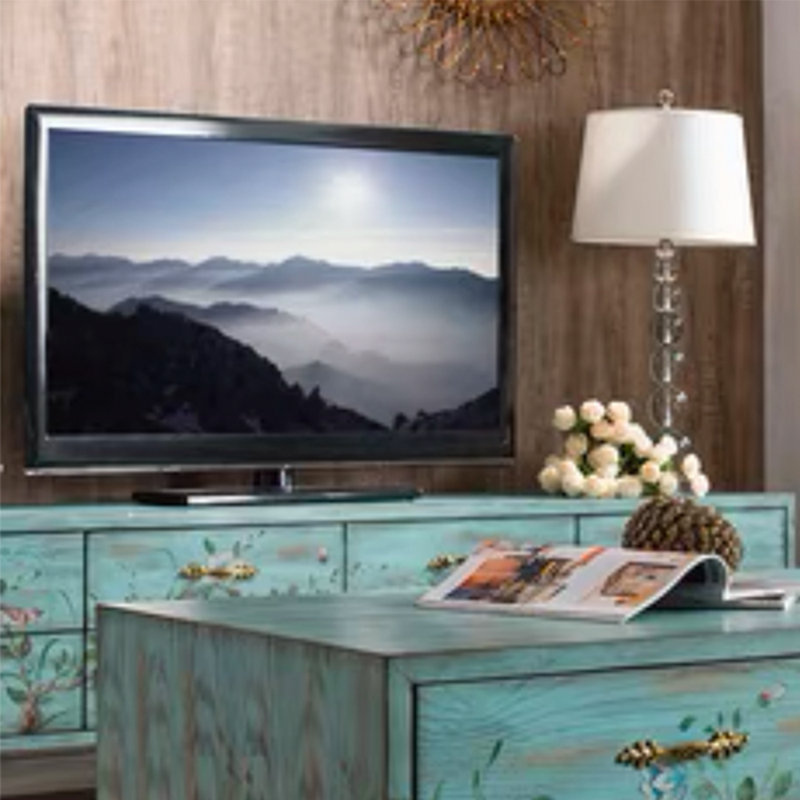 Meuble télé classique en bois, 70.87''