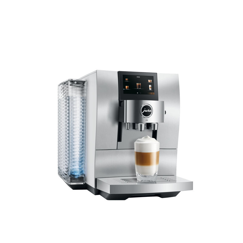 JURA Z10 Fully Automatic Espresso Machine with Cold Brew, Aluminum White