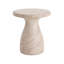 Table d'appoint en béton léger d'extérieur / d'intérieur Travertine