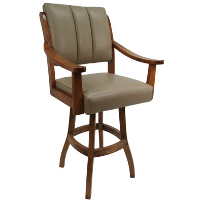 Alysha Swivel Counter Bar Extra Tall Stool by Winston Porter