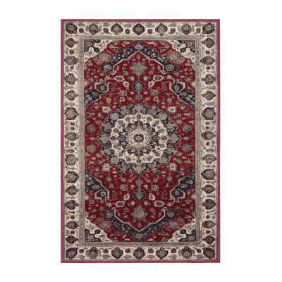 Machine Washable Persian Brown Area Rug