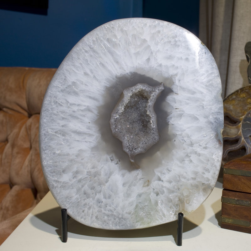 Polished Brazilian Agate with Stand