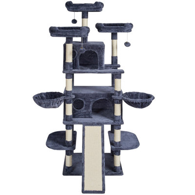 Cat Tree 68.5" Cat Tower for Indoor Cats with Cat Condos Scratching Post