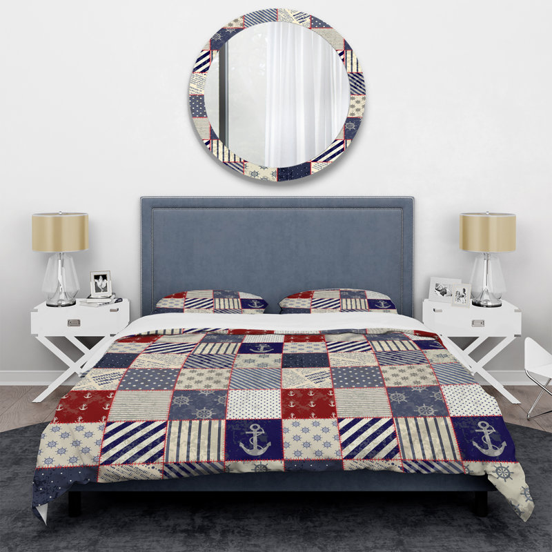 Alexanne - Ensemble de housse de couette à motif, Housse de couette pour très grand lit et 2 très