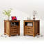 Table de chevet moderne à 2 tiroirs en bois avec dispositif de chargement, avec espace de rangement ouvert-721662035-721662032