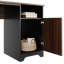 Bureau de direction en bois manufacturé de 59 po avec plateau pour clavier Daylie-1854292547