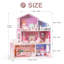 Ensemble de jeu en bois pour maison de poupée, 3 étages, 5 pièces, 24 meubles PCS, cadeau de jouets pour enfants