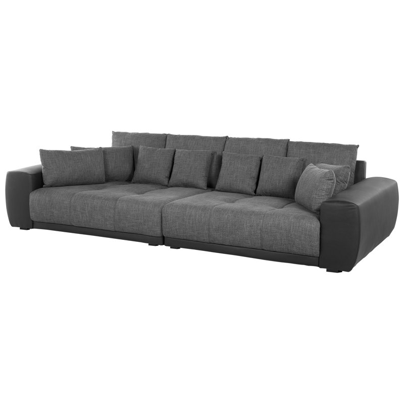 Myra 5 Seater Sofa, Dark Grey