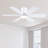 46" 6-blade Ceiling Fan with Light Kit and Remote Control-27036971