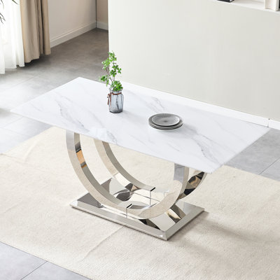 Table de salle à manger 70,29 pouces Modern Modern