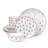 Oneida Snowbound 12-Piece Dinnerware Set, Service For 4