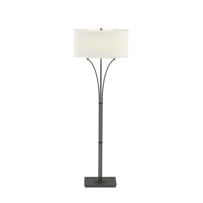 Lampe sur pied 58 po Formae, Anna ton naturel, Fer naturel opaque