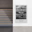 «Nyhavn Evening Abstract Contemporary City Architecture», reproduction d'art murale-138343858