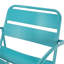 Chaise: Fauteuil de détente en fer sarcelle, 23,82 po P, 27,04 po, H 24,69 po, poids 14,24 lb sur la chaise