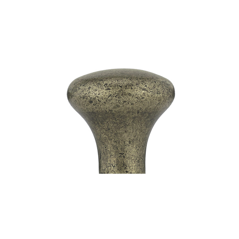 Poignée champignon Inspiration, Bronze étain, H 1,38 po x l 1,38 po x P 1,26 po