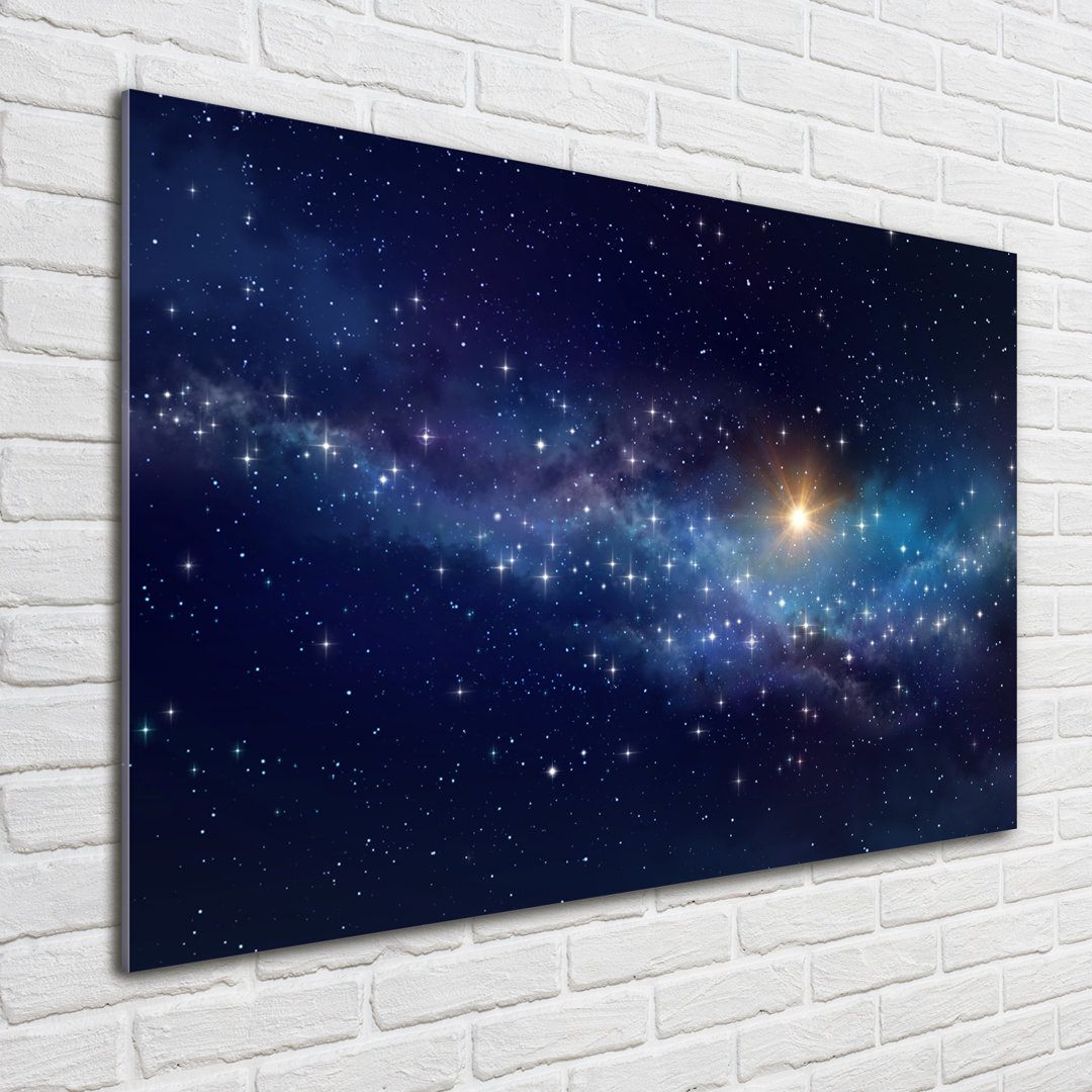 Glasbild Galaxy