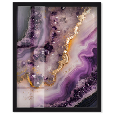 «Amethystine Dream I Shadowbox Print» par Art Remedy
