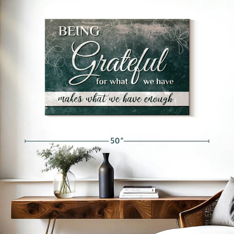 Citation Tergel Being Grateful, H 26 po x l 39 po
