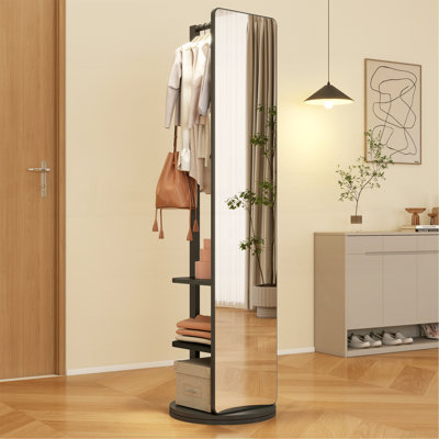 Full-Length Mirror With Hanger, Combining Function And Style For A More Organized And Beautiful Home