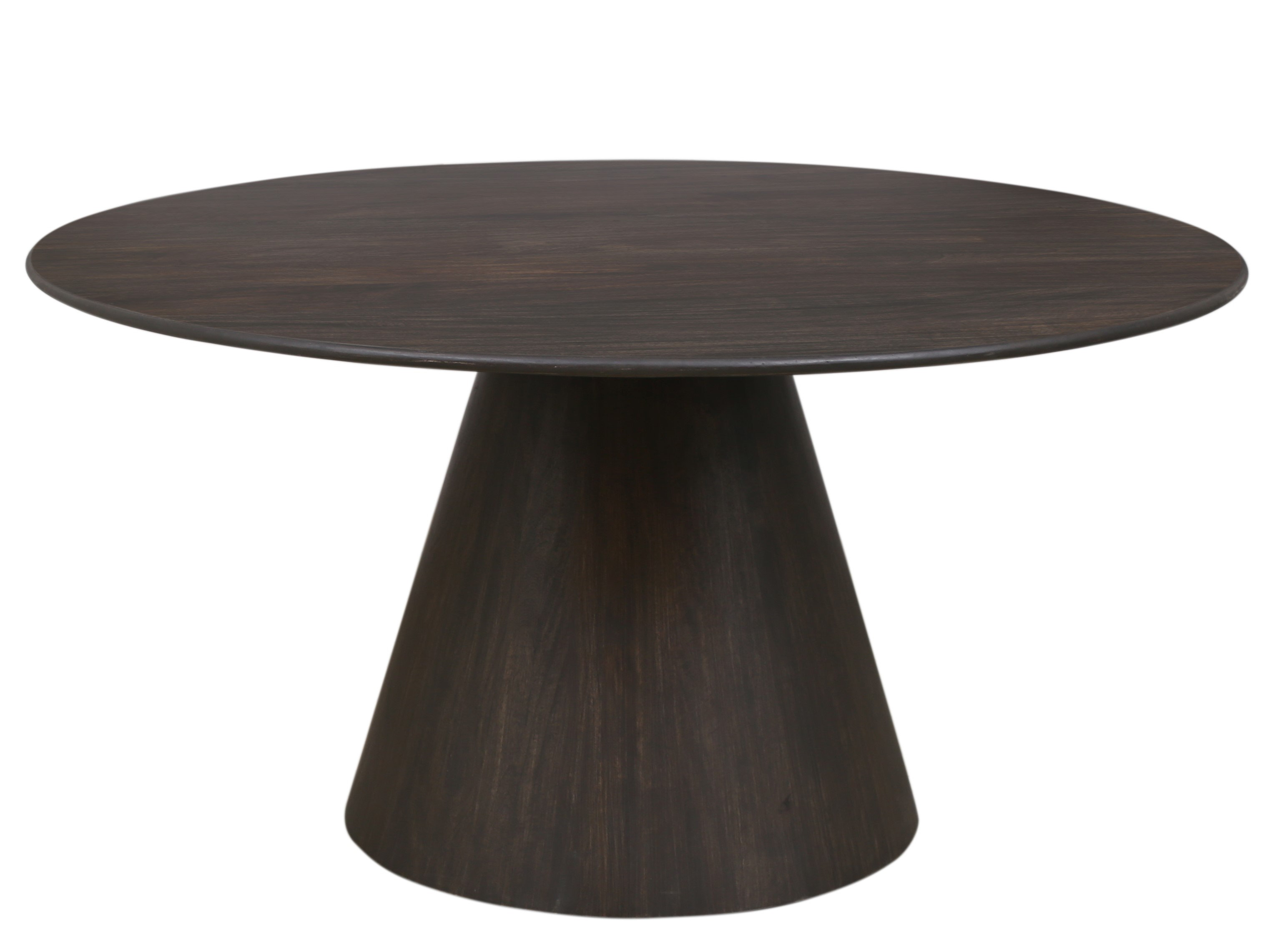 Corrigan Studio® Jaden Solid Wood Dining Table In Charred Ember Finish ...