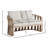 Hemera Olefin Fabric Outdoor Patio Loveseat-793766703