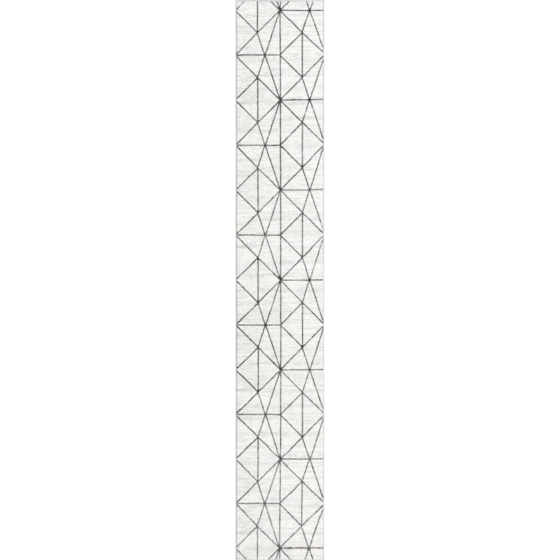 Eshin Abstract Indoor Rug, Runner 2'7" x 16'5"