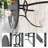 5pcs Patio Dining Set With Umbrella Hole And Zippered Cushions