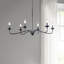 Lustre de ferme en métal 6 lumières Ralls-1966387903