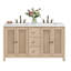 Meuble-lavabo double 60 po Alaterre Furniture Lucca