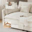 Canapé modulaire 70 po en L chenille 70 po avec repose-pieds pour petits espaces-58872992-60762030