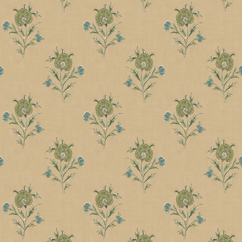 Print Club Somerton 32.81' L x 27.56" W Wallpaper Roll, Emerald
